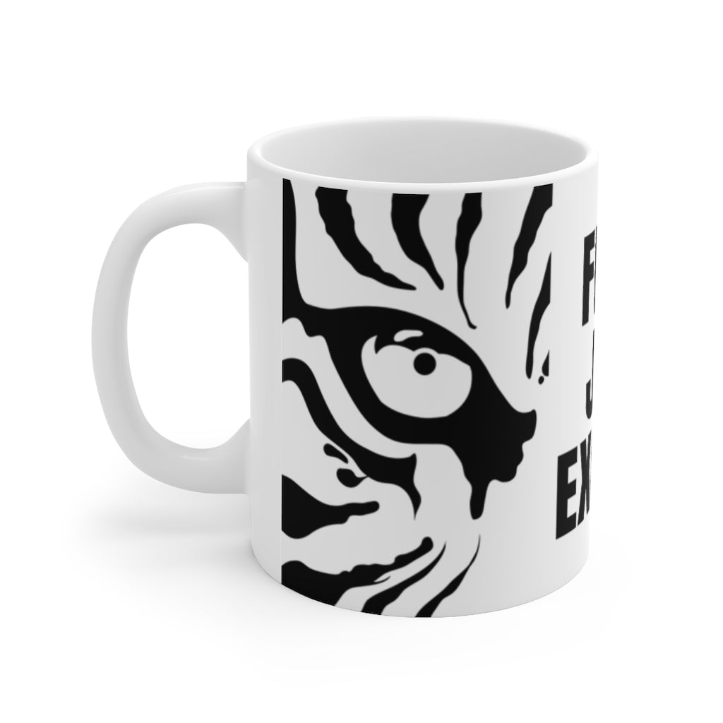 Free Joe Exotic Black and White Mug 11oz