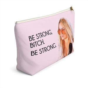 Darcey Be Strong Large Makeup Bag w T-bottom