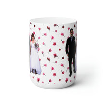 Load image into Gallery viewer, Danielle and Mohammed wedding Ceramic Mug 15oz
