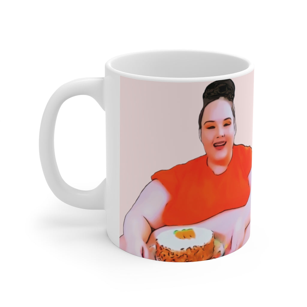 My 600lb Life Samantha Carrot Cake Ceramic Mug 11oz