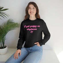 Load image into Gallery viewer, I Get Puffy On Airplanes Darcey and Stacey Unisex Heavy Blend™ Crewneck Sweatshirt