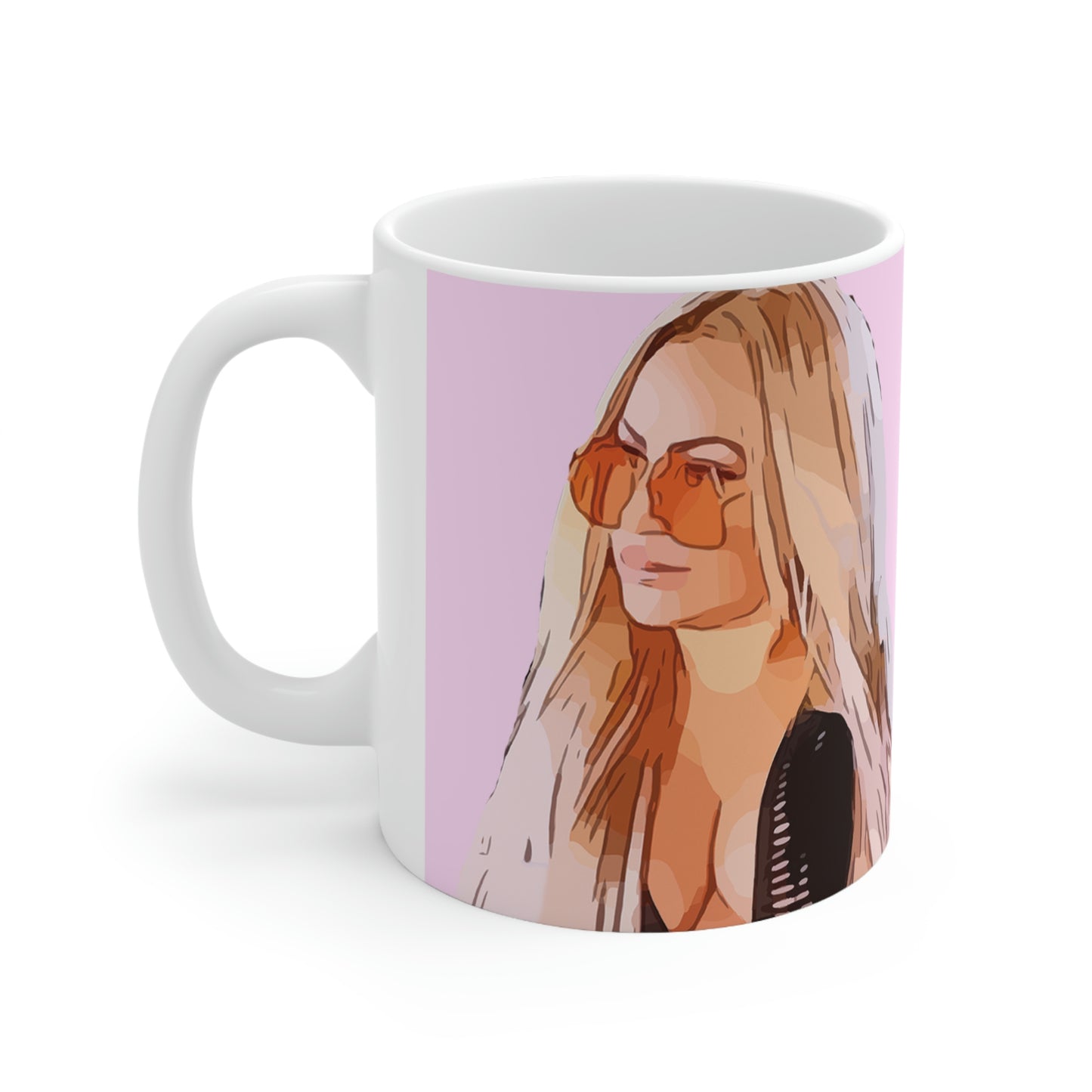 Darcey Be Strong B*tch Pink Ceramic Mug 11oz