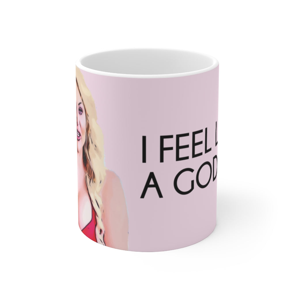 Darcey I Feel Like A Goddess Pink Mug 11oz