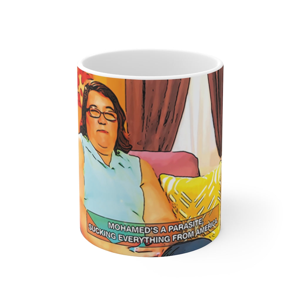 Danielle Mohammed's a Parasite Ceramic Mug 11oz