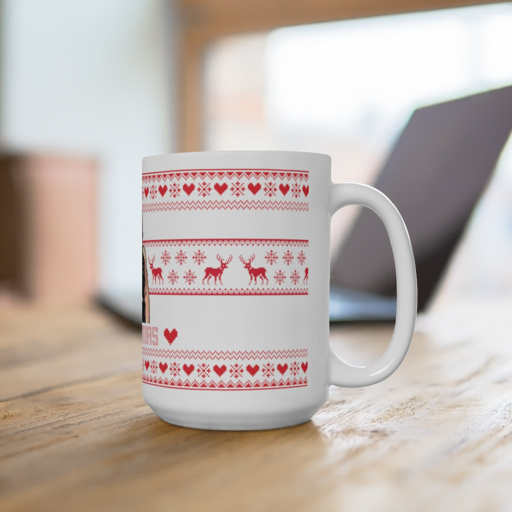 Danielle Christmas Sweater Mug 15oz