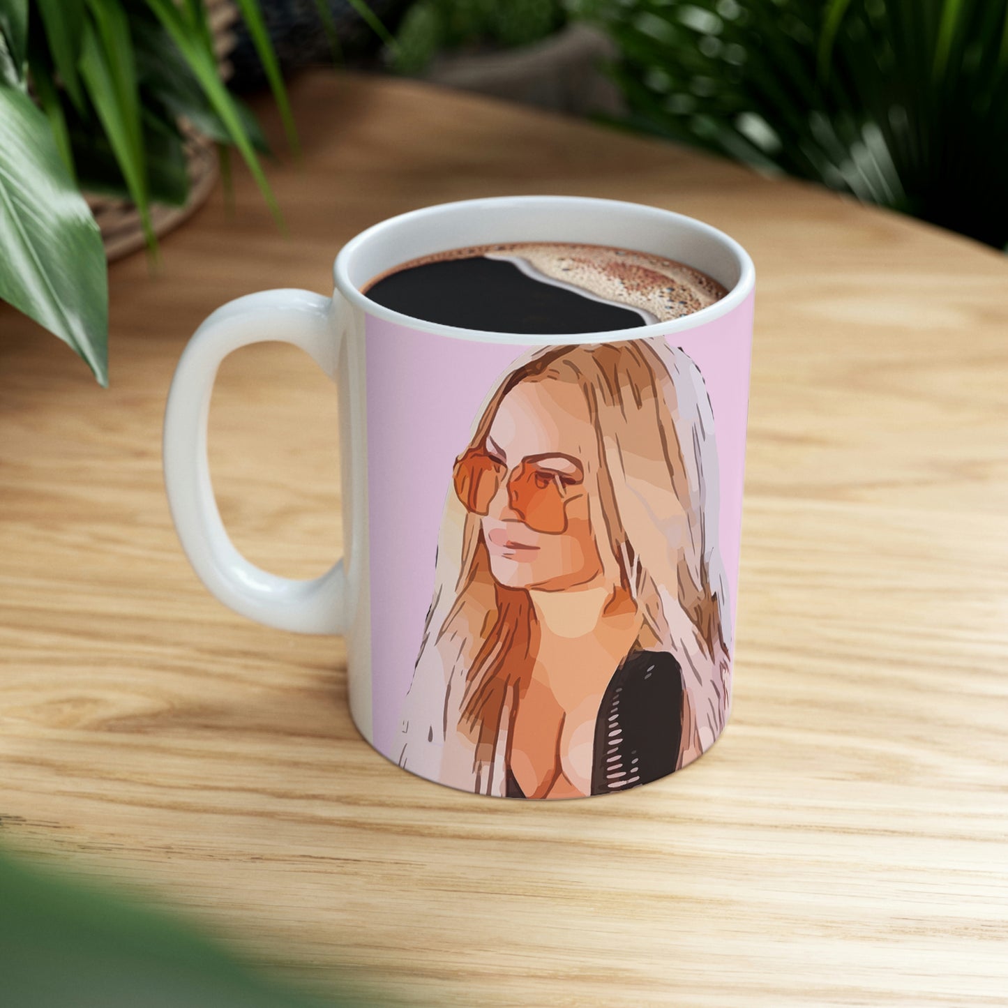 Darcey Be Strong B*tch Pink Ceramic Mug 11oz