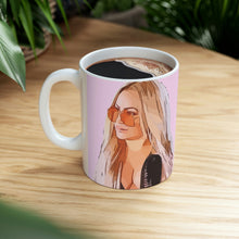 Load image into Gallery viewer, Darcey Be Strong B*tch Pink Ceramic Mug 11oz
