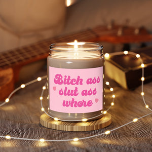 Bitch Ass Slut Ass Aromatherapy Candles, 9oz
