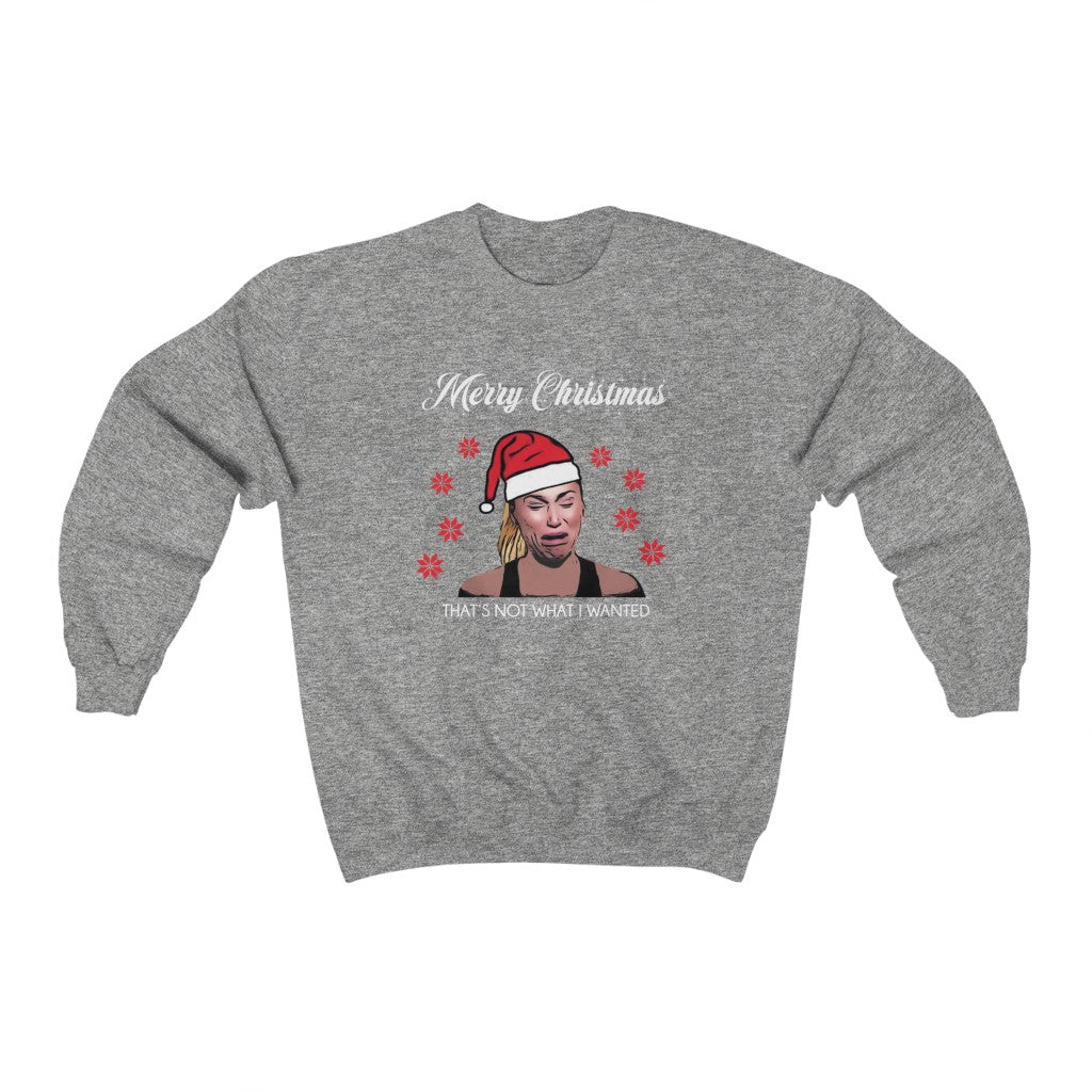 Darcey Crying Xmas Unisex Heavy Blend™ Crewneck Sweatshirt