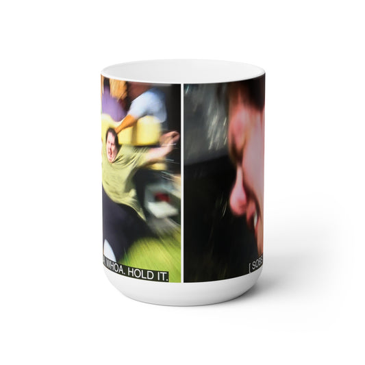 Steven Assanti Falling off a Golf Cart Part 2 Ceramic Mug 15oz