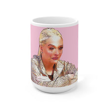 Load image into Gallery viewer, Erika Jayne Mascara Crying Pink Ceramic Mug 15oz