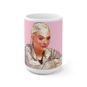 Erika Jayne Mascara Crying Pink Ceramic Mug 15oz