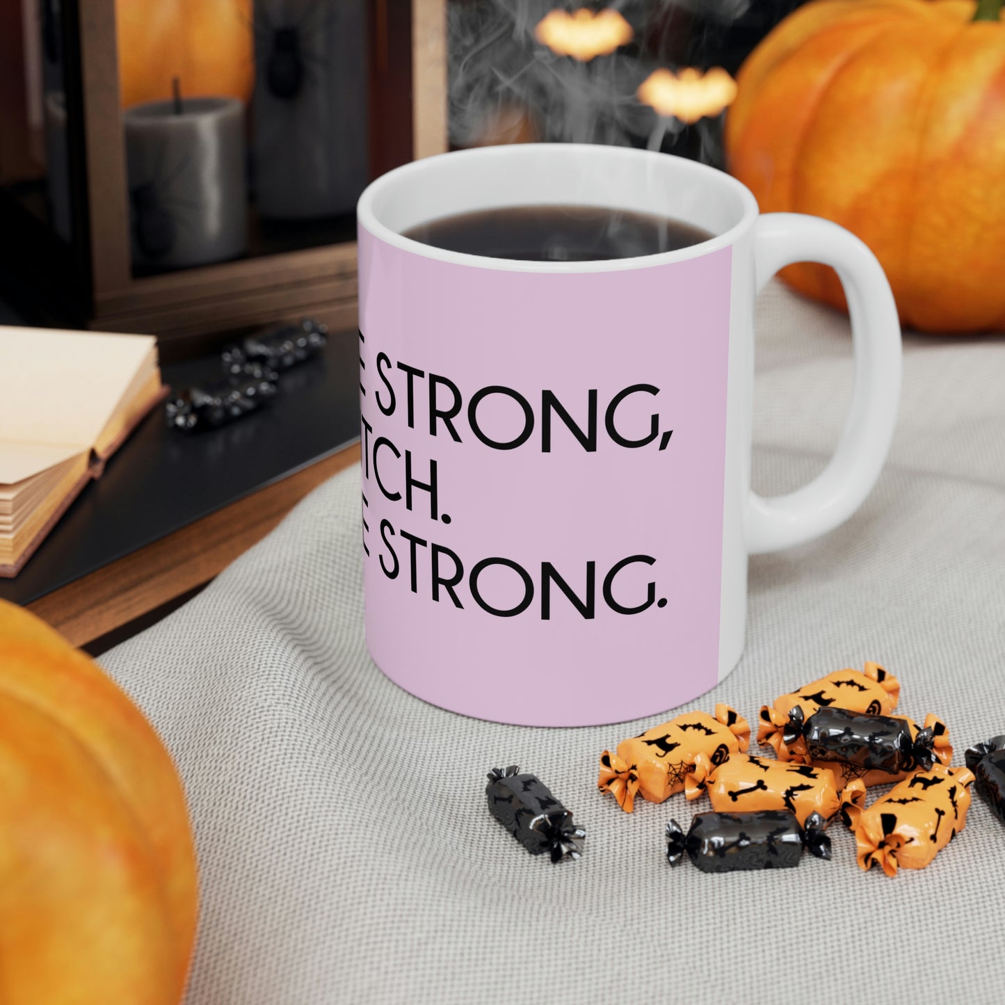 Darcey Be Strong B*tch Pink Ceramic Mug 11oz