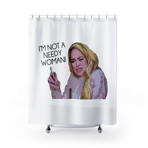 Darcey Needy Woman Shower Curtain