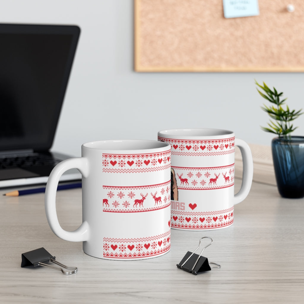 Danielle Christmas Sweater Mug 11oz