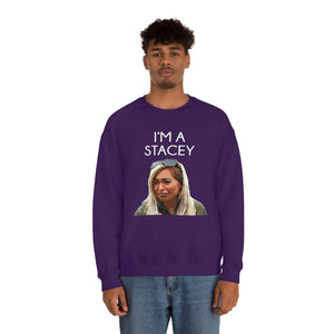 I'm A Stacey Purple Unisex Heavy Blend™ Crewneck Sweatshirt