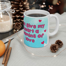Load image into Gallery viewer, Oussama Vitamins of Love Ceramic Mug 11oz