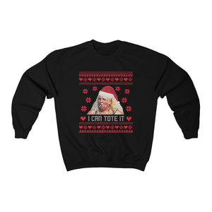 Angela Ugly Xmas Sweater Unisex Heavy Blend™ Crewneck Sweatshirt