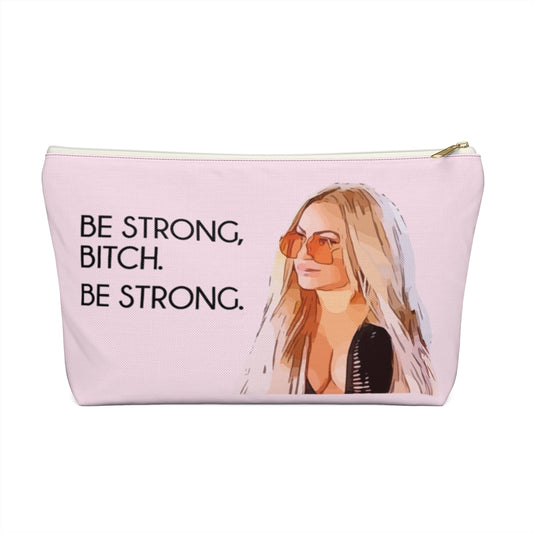 Darcey Be Strong Large Makeup Bag w T-bottom