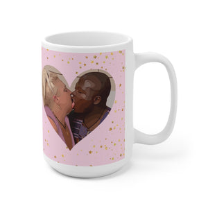 Michael And Angela Heart Ceramic Mug 15oz