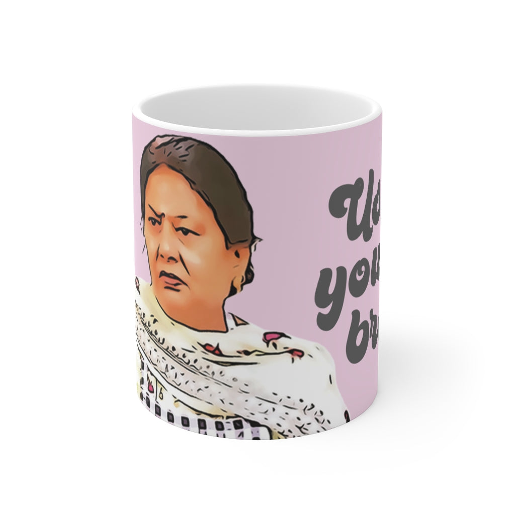 Sumit's Mom Use Your Brain Mug 11oz