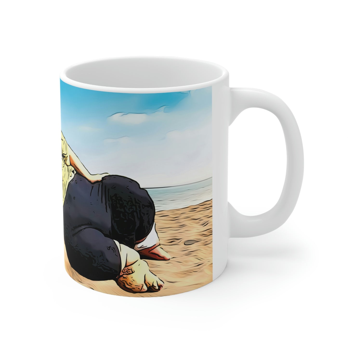 Steven Assanti Beach Ceramic Mug 11oz