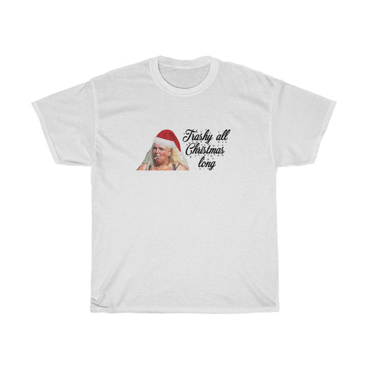 Angela Trashy All Christmas Long Unisex Heavy Cotton Tee