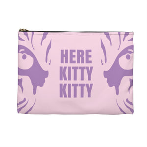 Here Kitty Kitty Tiger King Makeup Bag