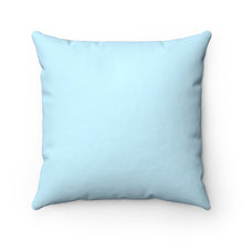 Load image into Gallery viewer, Angela Who Were Them Girls Spun Polyester Square Accent Pillow in blue