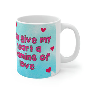 Oussama Vitamins of Love Ceramic Mug 11oz