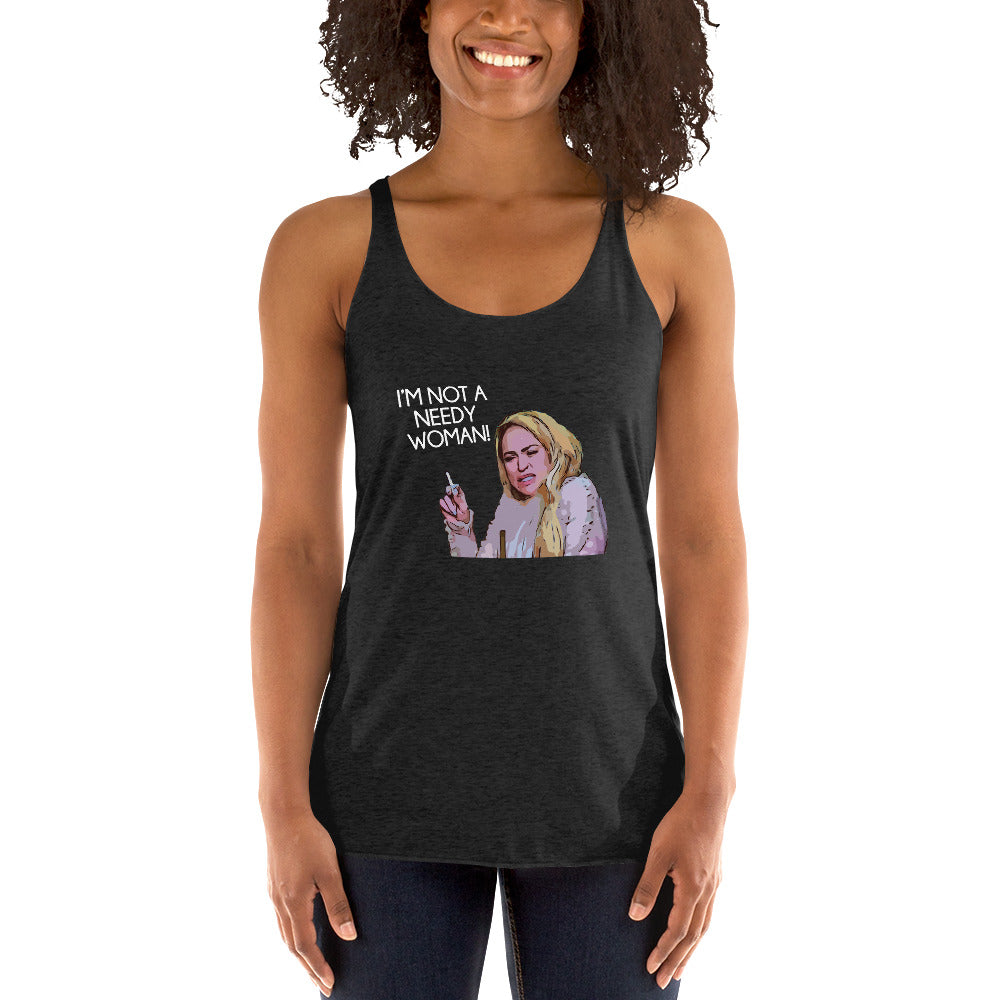 Darcey Needy Woman Women's Racerback Tank