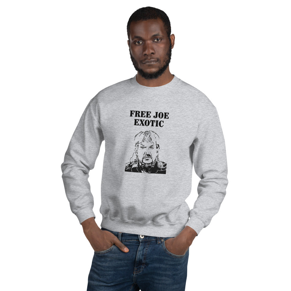 Free Joe Exotic Unisex Crewneck