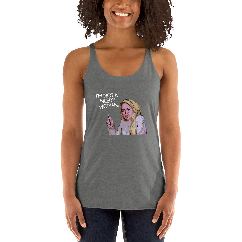 Darcey Needy Woman Women's Racerback Tank