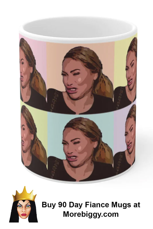 Darcey Silva Crying Pop Art Mug 11oz