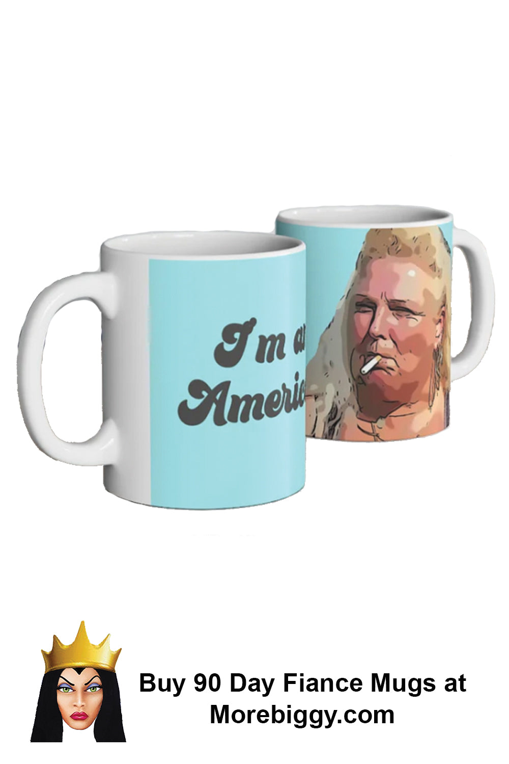 Angela Deem Smoking I'm An American Mug 11oz