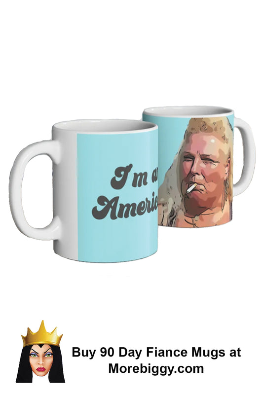 Angela Deem Smoking I'm An American Mug 11oz